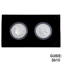 2023 Morgan and Peace Dollar Rev. Proof Set [2 Coins]