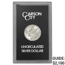 1880 Carson City Silver Morgan Dollar Uncirculated