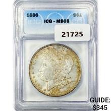 1886 Morgan Silver Dollar ICG MS65