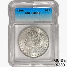 1896 Morgan Silver Dollar ICG MS65