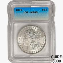 1896 Morgan Silver Dollar ICG MS65