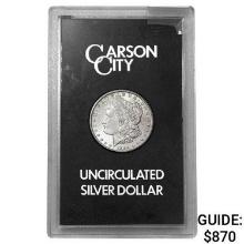 1884 Carson City Silver Morgan Dollar Uncirculated