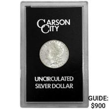 1884 Carson City Silver Morgan Dollar Uncirculated