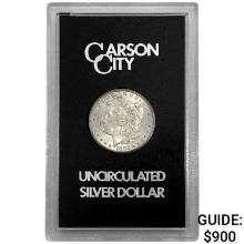 1883 Carson City Silver Morgan Dollar Uncirculated