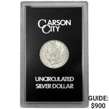 1883 Carson City Silver Morgan Dollar Uncirculated