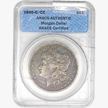 1900-O/CC Morgan Silver Dollar ANACS Authentic