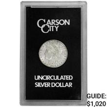 1884 Carson City Silver Morgan Dollar Uncirculated