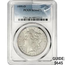 1899-O Morgan Silver Dollar PCGS MS64 PL