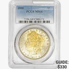 1890 Morgan Silver Dollar PCGS MS64