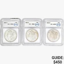 [3]1883-1885-O Morgan Silver Dollar ICG MS62