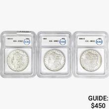 [3]1883-1885 Morgan Silver Dollar ICG MS62