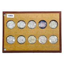 1959-1963 BU Franklin Half Dollar Collection [10 Coins]