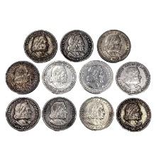 1893 Columbian Half Dollar Collection [11 Coins]