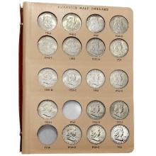 1948-1963 UNC Franklin Half Dollar Collection [32 Coins]