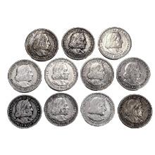 1892-1893 Columbian Half Dollar Collection [11 Coins]