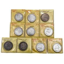 1892-1893 Columbian Half Dollar Collection [10 Coins]