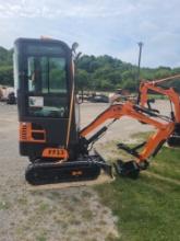 FF Ind. FF13 Mini Excavator w/ Full Cab