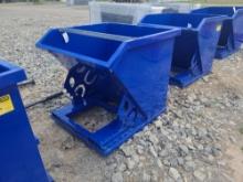 Blue Self Dumping Hopper