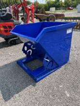 Blue Dump Hopper