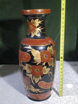 6 Asian Decor Vases, Jar and Figurine