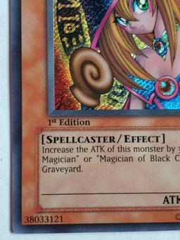 Yu-Gi-Oh! First Edition Dark Magician Girl MFC-000 Secret Rare NM-M Trading Card from 2003