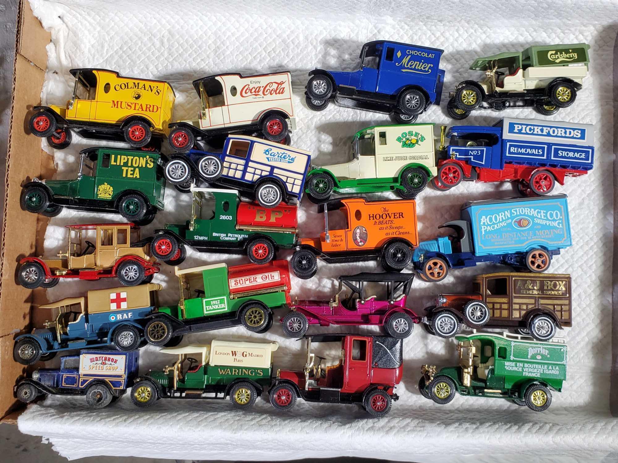 Tray Lots of Matchbox Models of Yesterday and other Die-Cast and Model Cars