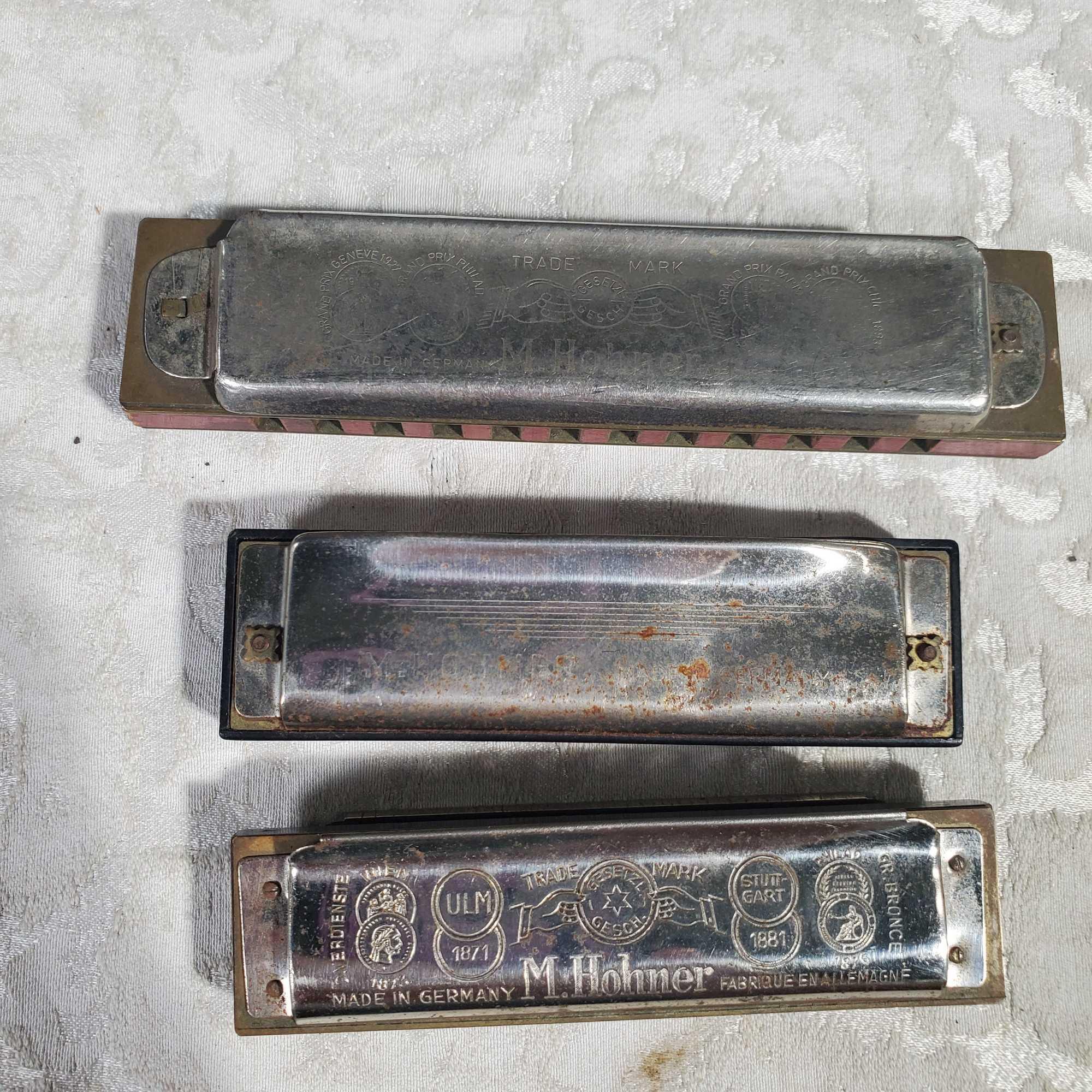 Collection of Hohner Harmonicas Through The Ages