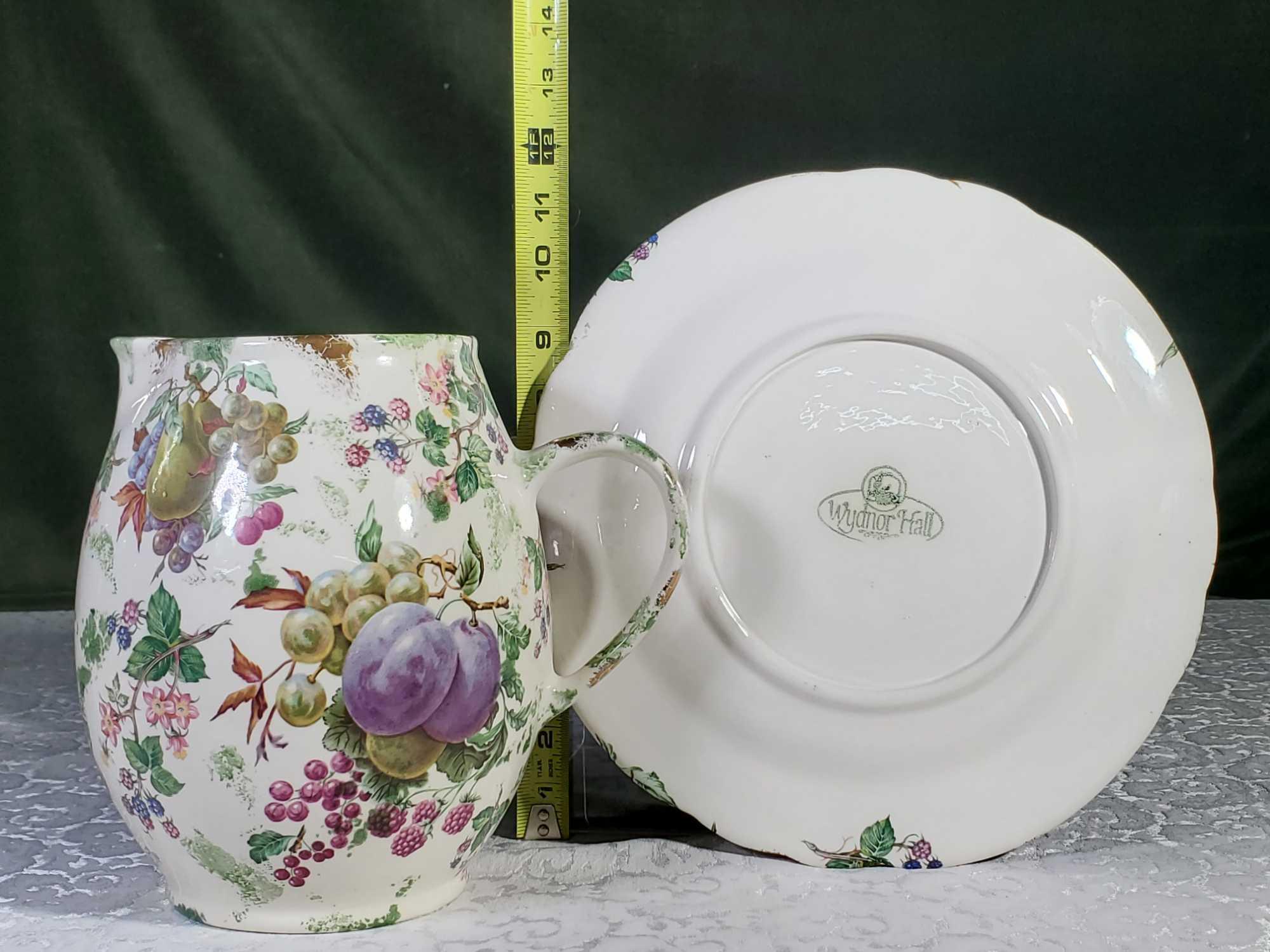 6 Pcs Decorated Porcelain Table and Kitchenware Accents
