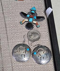 Sterling Silver Jewelry Incl. Native American