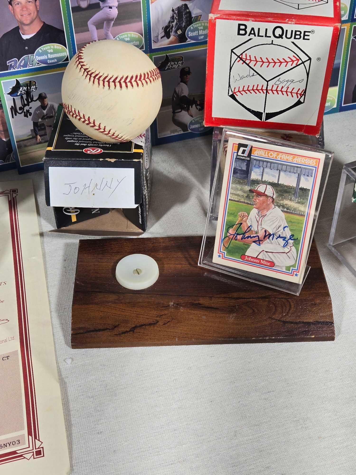 Collection of Signed Baseballs, Basketball, & More