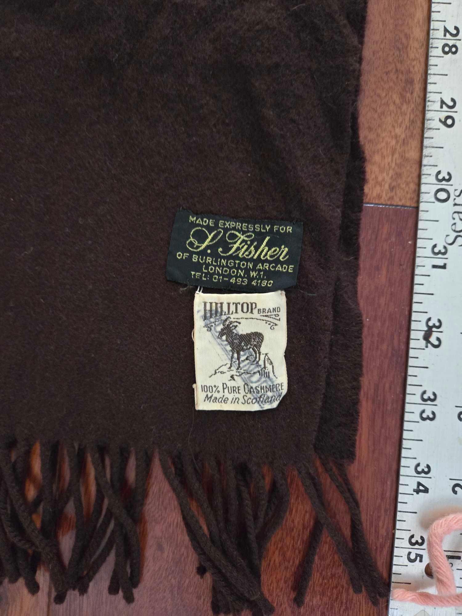 18 Vintage Pre-Owned Cut Velvet and Cashmere Scarves