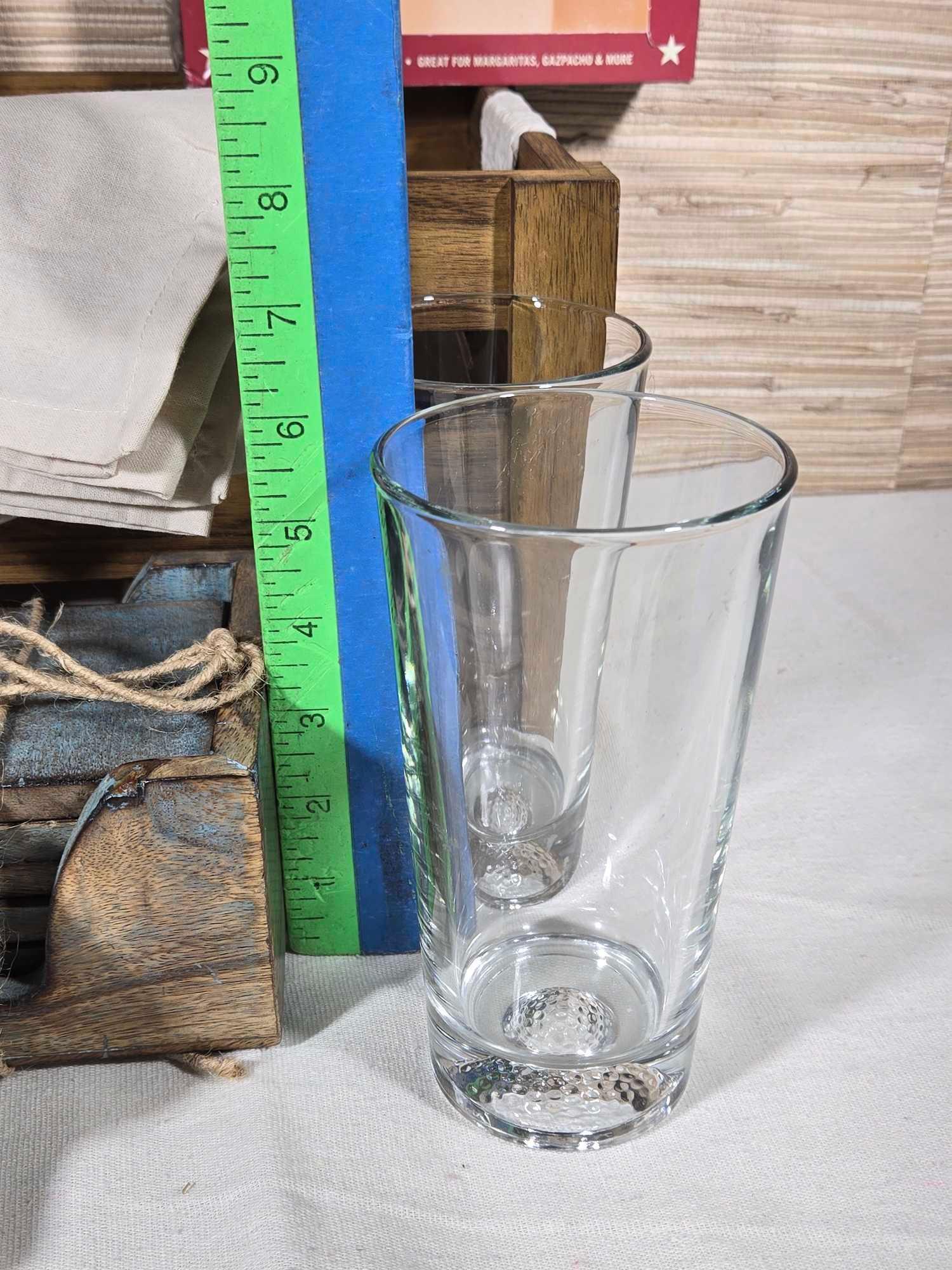Contemporary Barware Incl. Salt Rock Shot Glasses & More