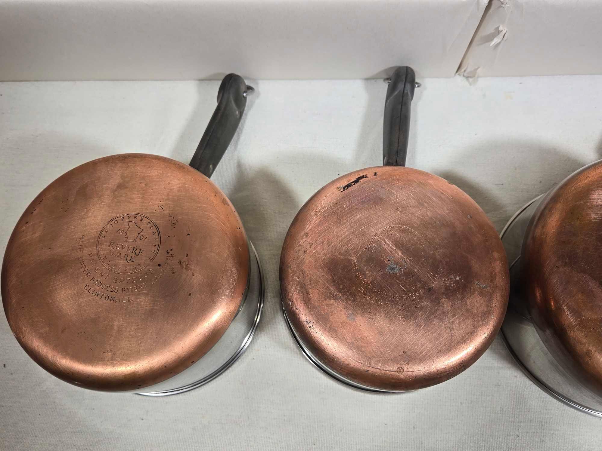 Vintage Revere Ware with Copper Bottoms