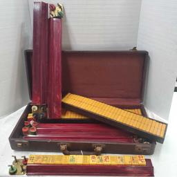 1920s Bakelite Mahjong Set With Carry Case