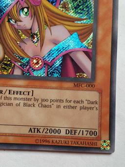 Yu-Gi-Oh! First Edition Dark Magician Girl MFC-000 Secret Rare NM-M Trading Card from 2003