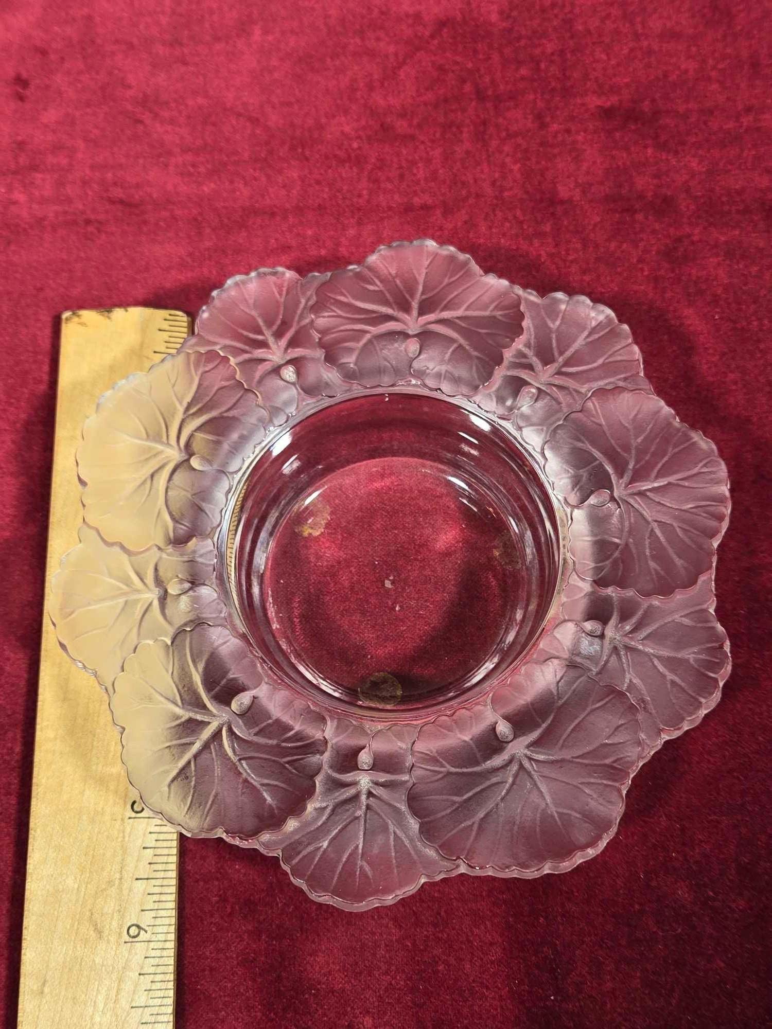 4 Pcs. of Signed Lalique Art Glass