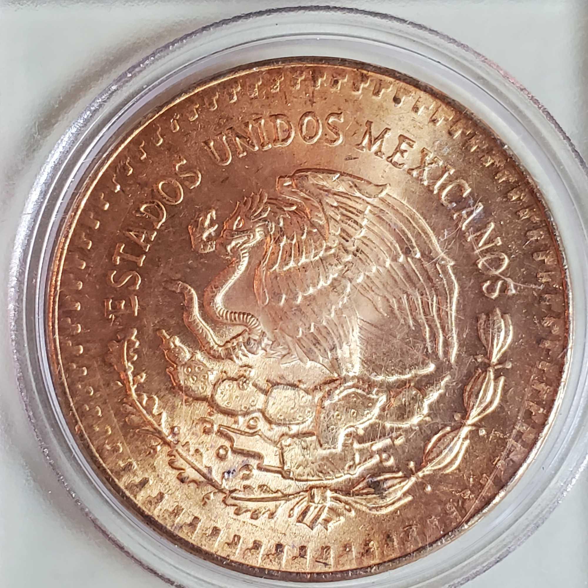 4 1985 Mexico Gold Gilded 1oz. .999 Silver Libertads