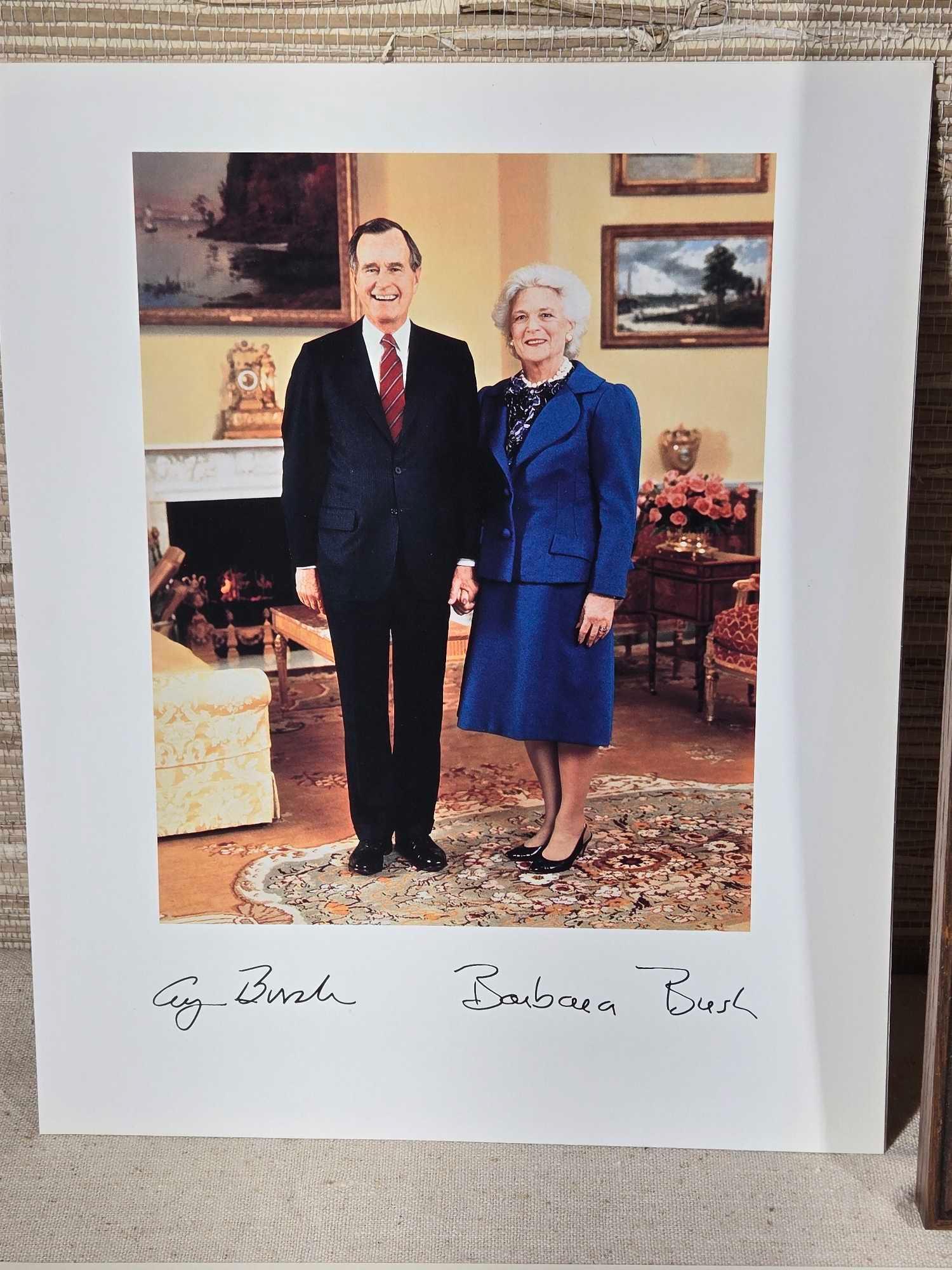 Vintage Campaign Signs, Signed George Bush Photos, & Black and White Photos of Pulaski Assoc.