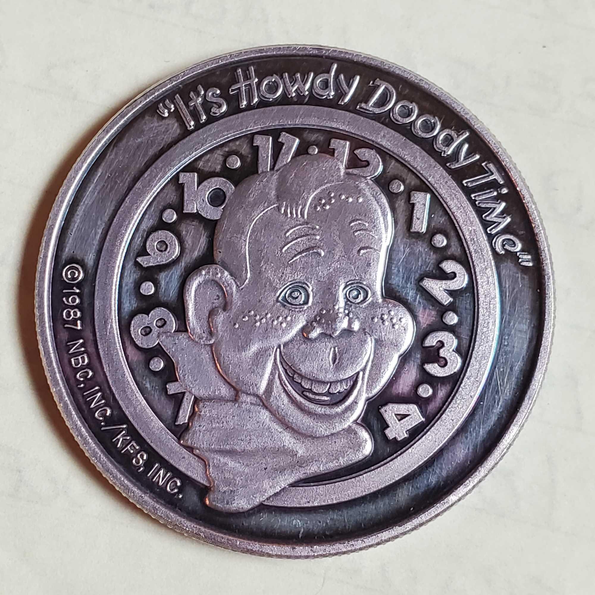 Howdy Doody Silver Coin Round and 2 JM 1 oz .999 Silver Bars