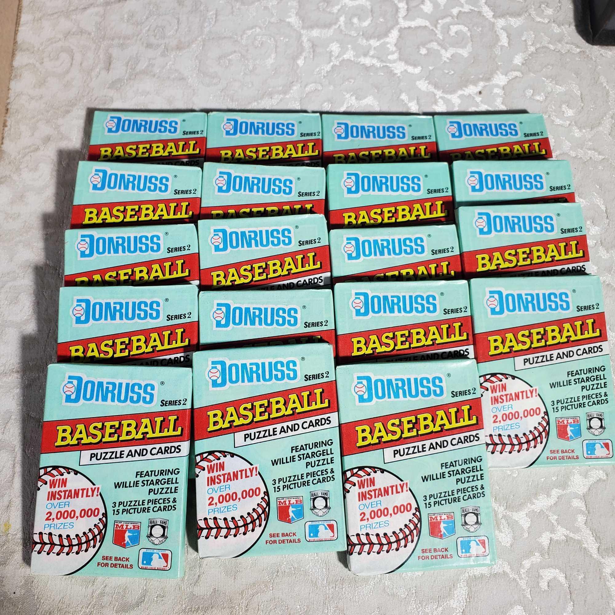 Flat Full of Wax Pack and other Unopened Baseball Packs