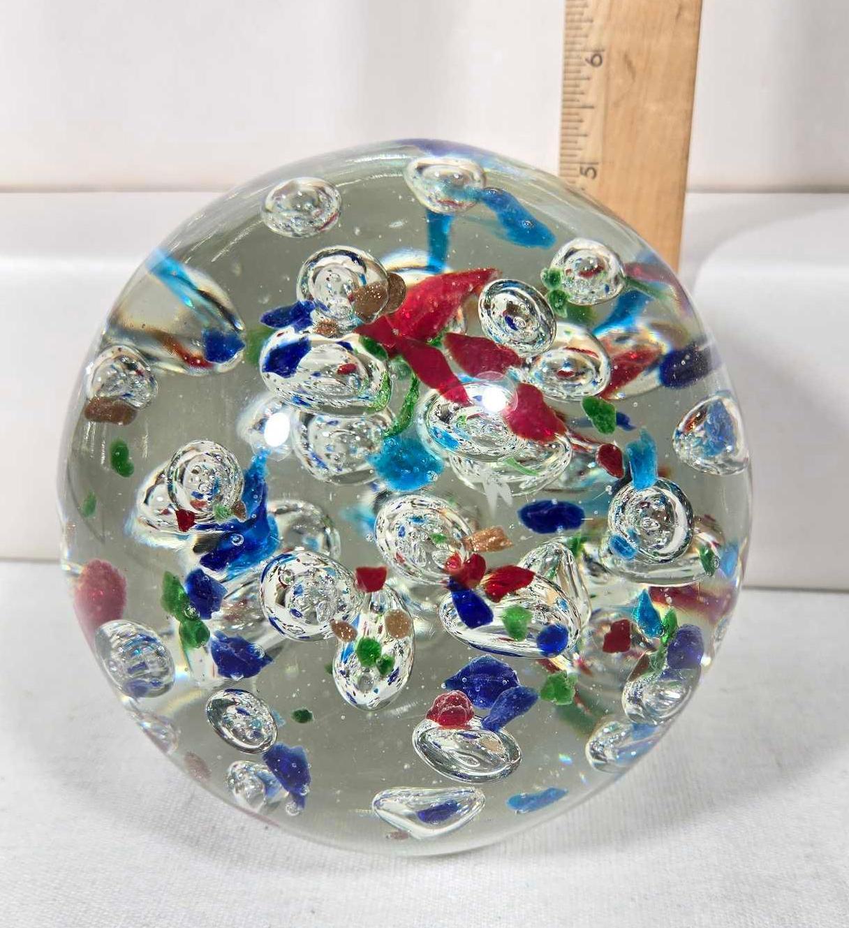 16 Art Glass Paperweights