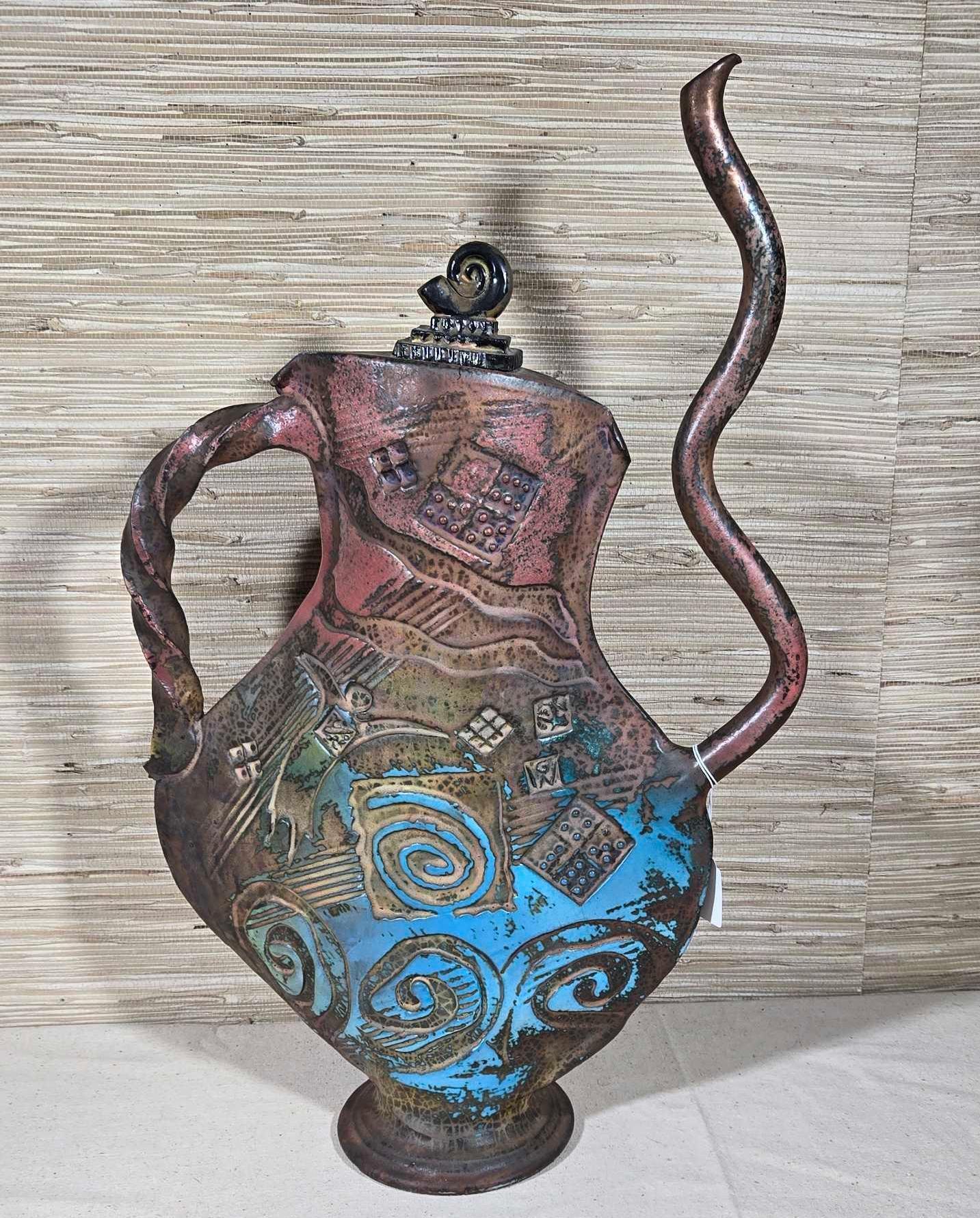Fabulous Art Pottery Sculpture in the Form of a Teapot