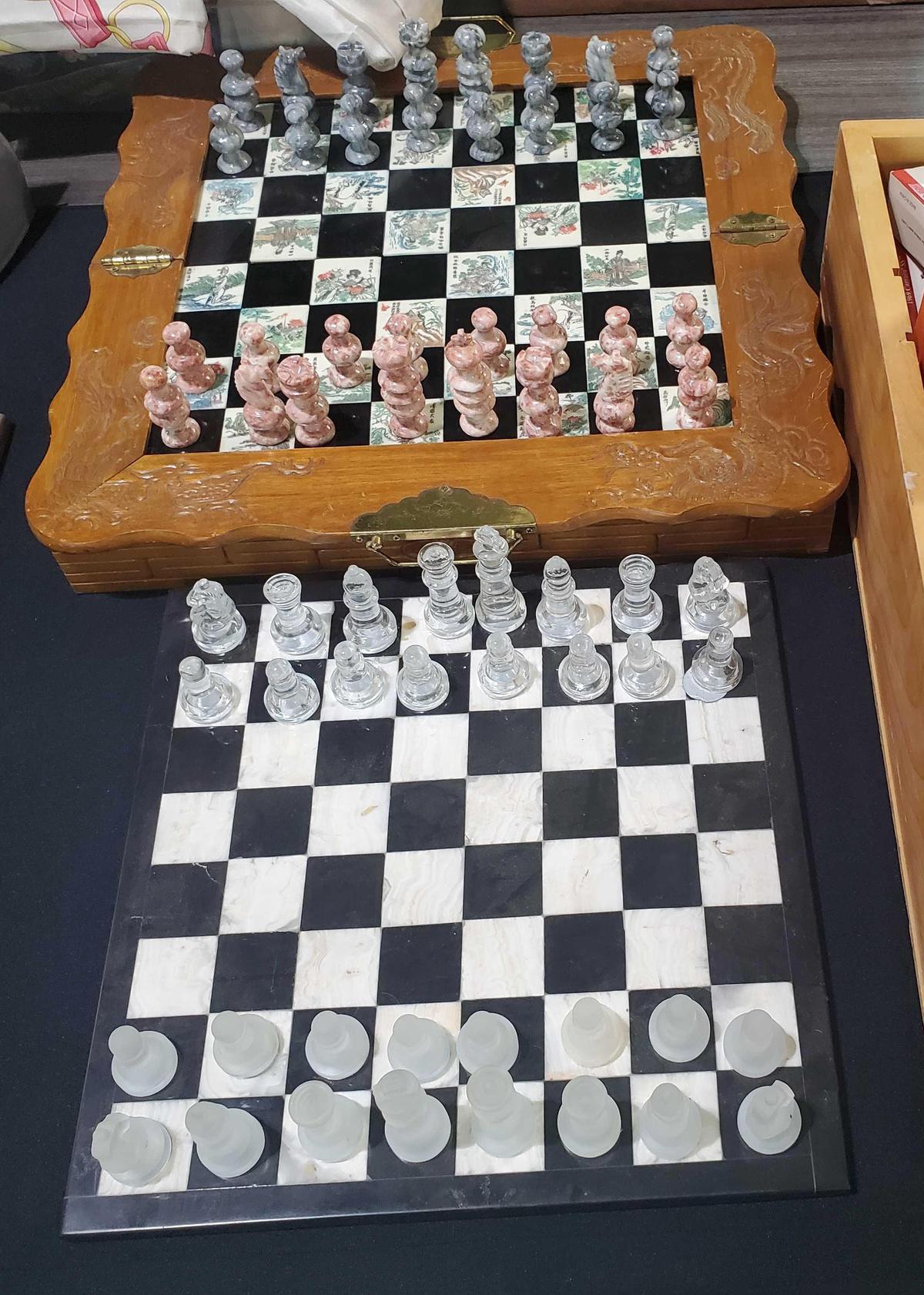 2 Vintage Chess Sets