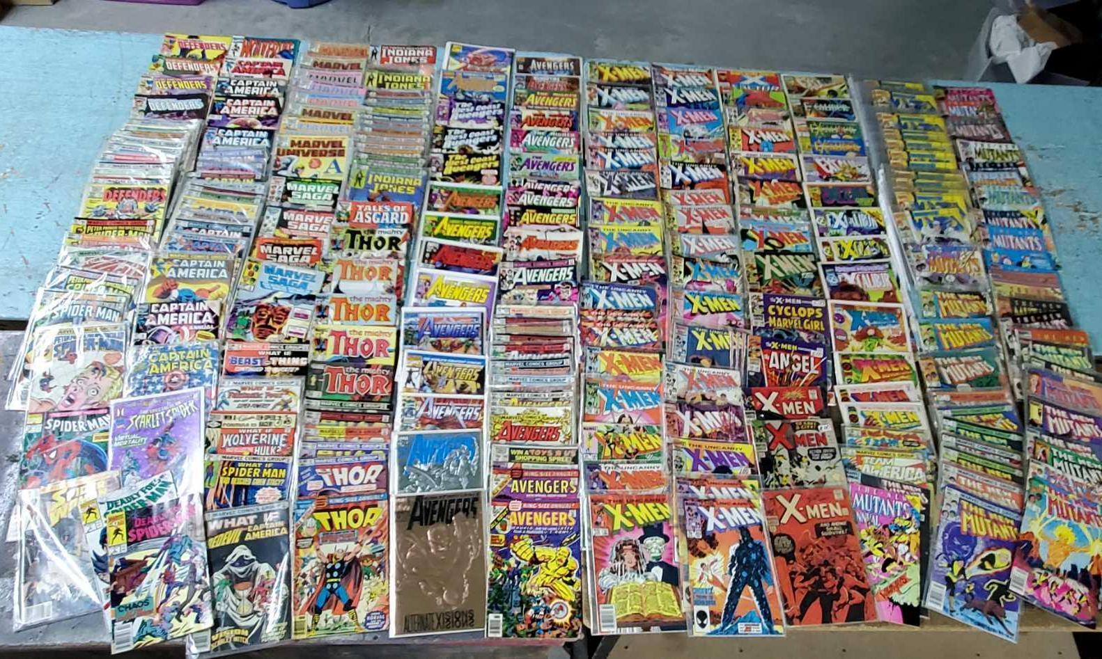250+ Marvel and Other Comic Books With Several Long Series Runs