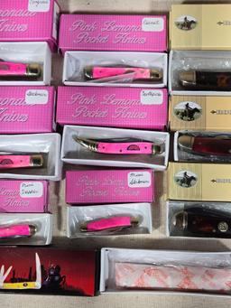 New Old Stock of Pink Lemonade & Rough Rider Pocket Knives
