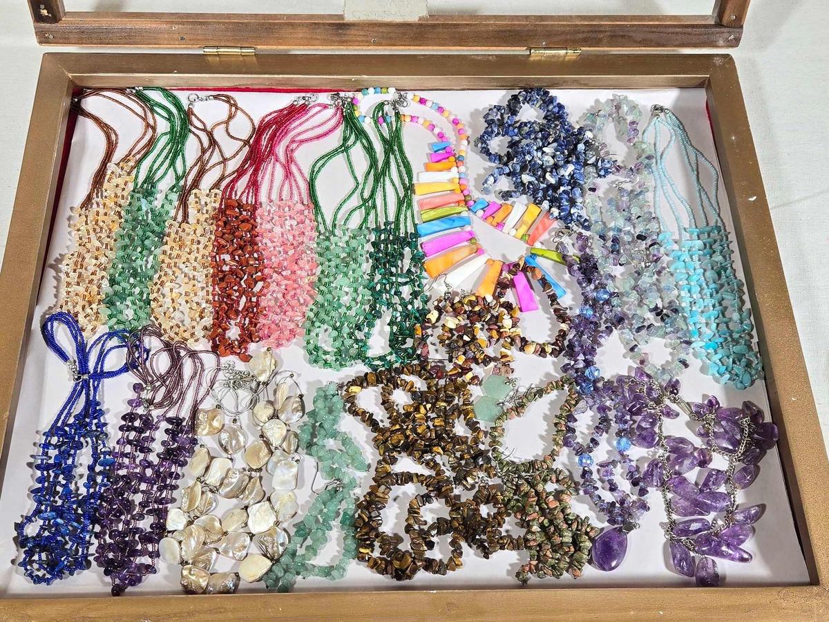 Case Lot of Natural Beaded Necklaces