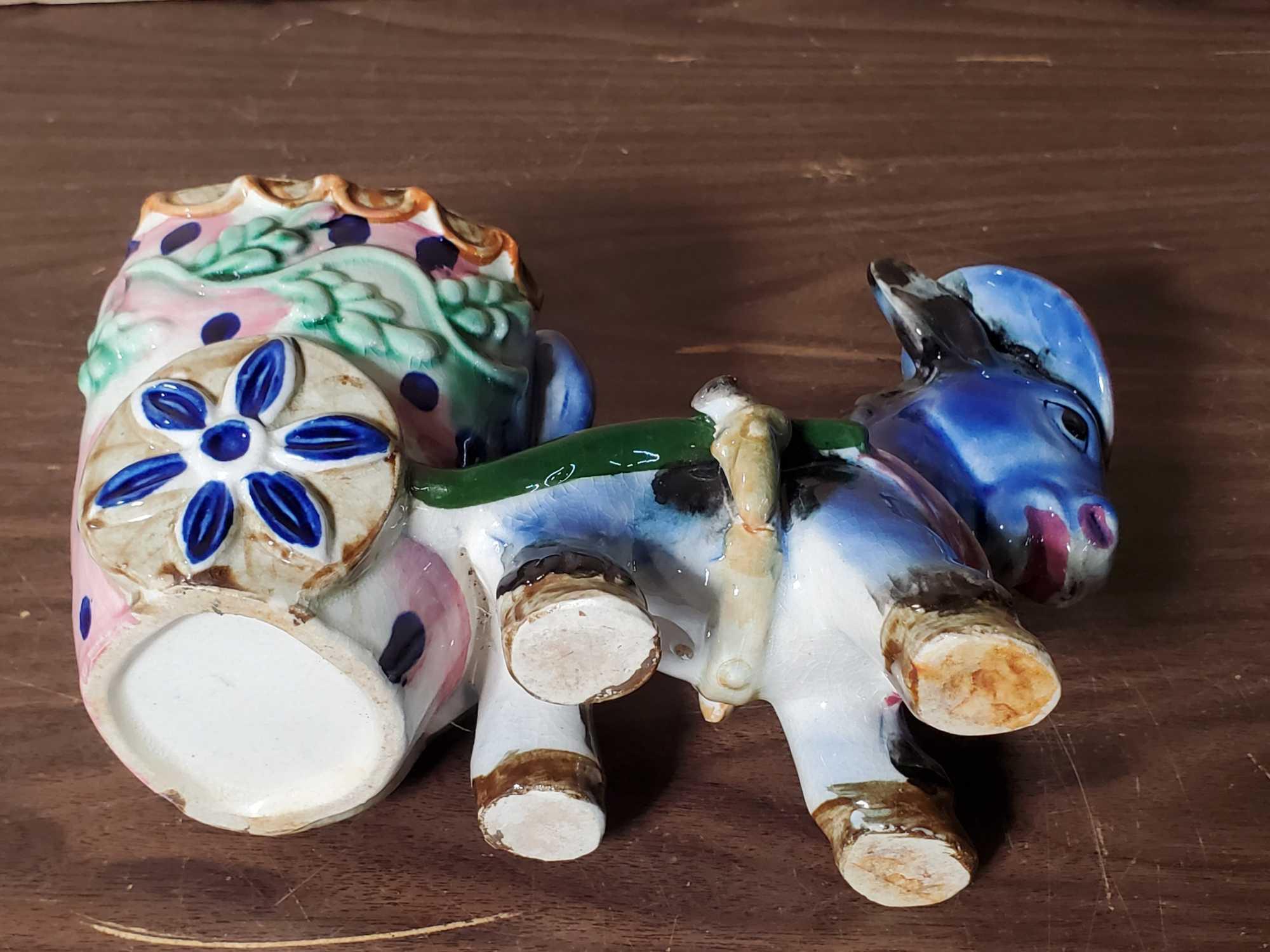 8 Vintage Ceramic and Composite Animal Figurines