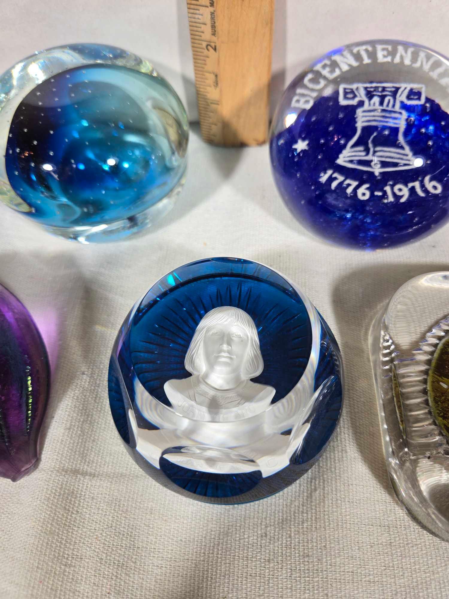 Collection of Art Glass Paperweights & More