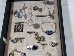 Vintage Sterling Silver Jewelry Incl. Butterfly Wing