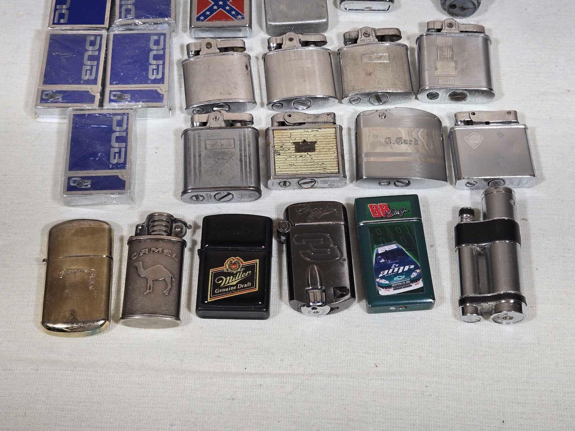 Collection of Vintage Lighters Incl. Zippos